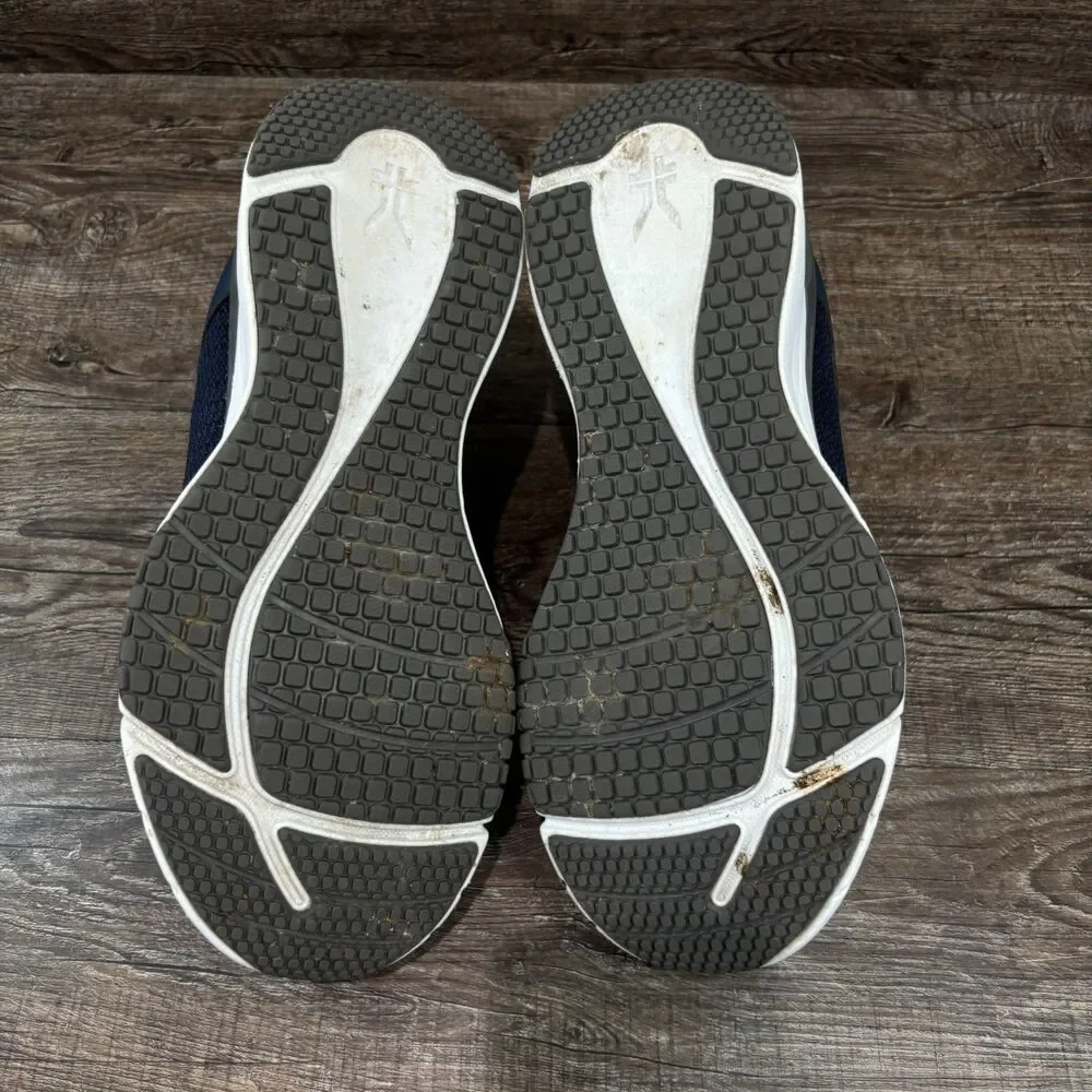 Kuru Quantum 2 Shoes Men's 10 Wide Indigo Blue Slate Gray Walking Running